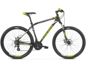 Bicicleta Kross Hexagon 3.0 26 S black lime silver mate 2020