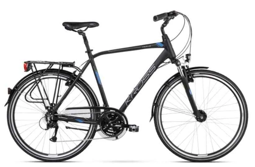 Kross Trans 4.0 28 S negru albastru argintiu mat