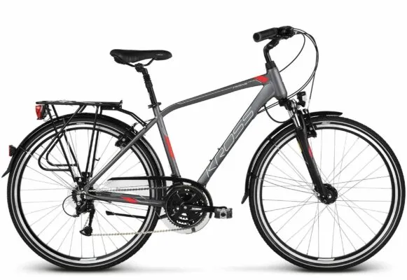 Kross Trans 4.0 28 S grafit rosu argintiu mat