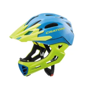 Casca Cratoni C-Maniac Freeride size 52-56 cm blue-lime mat