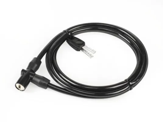 Lacat spiral cu cheie XLC 180cm x 8mm black min PU 10