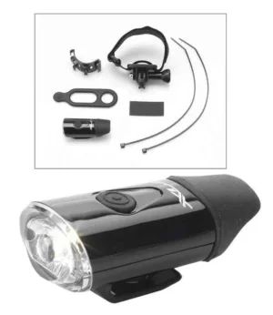 Lampa XLC cu montare pe casca CL-F20 black