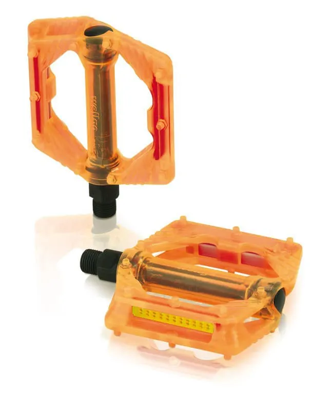 Pedale XLC PD-M16 orange transparent