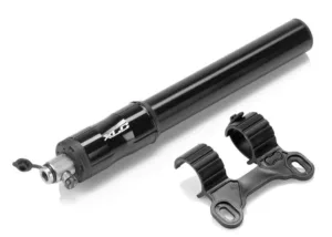 Pompa mini XLC MTB PU-A10 6 bar black aluminiu 240mm DV/SV/AV