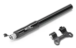 Pompa mini XLC Road PU-A09 11 bar black aluminiu 185mm DV/SV