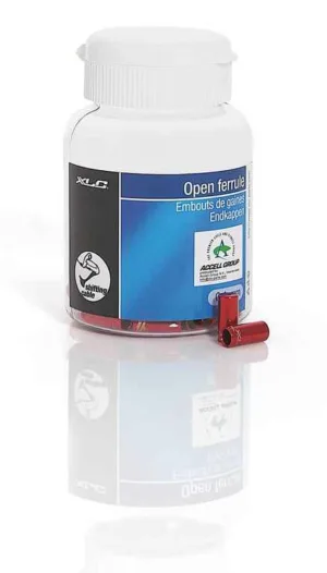 Capac camasa XLC 4 mm 50 bucati red