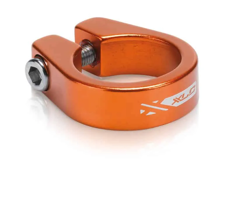 Colier pentru tija de sa XLC PC-B05 orange 31.6 mm aluminiu