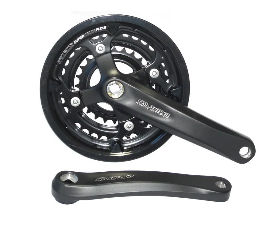 Angrenaj SR Suntour XCE T 42/34/24t 175mm patrat black