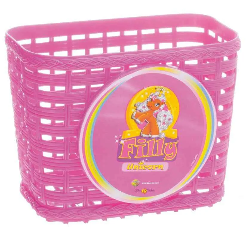 Cos fata pentru copii Filly Unicorn plastic violet