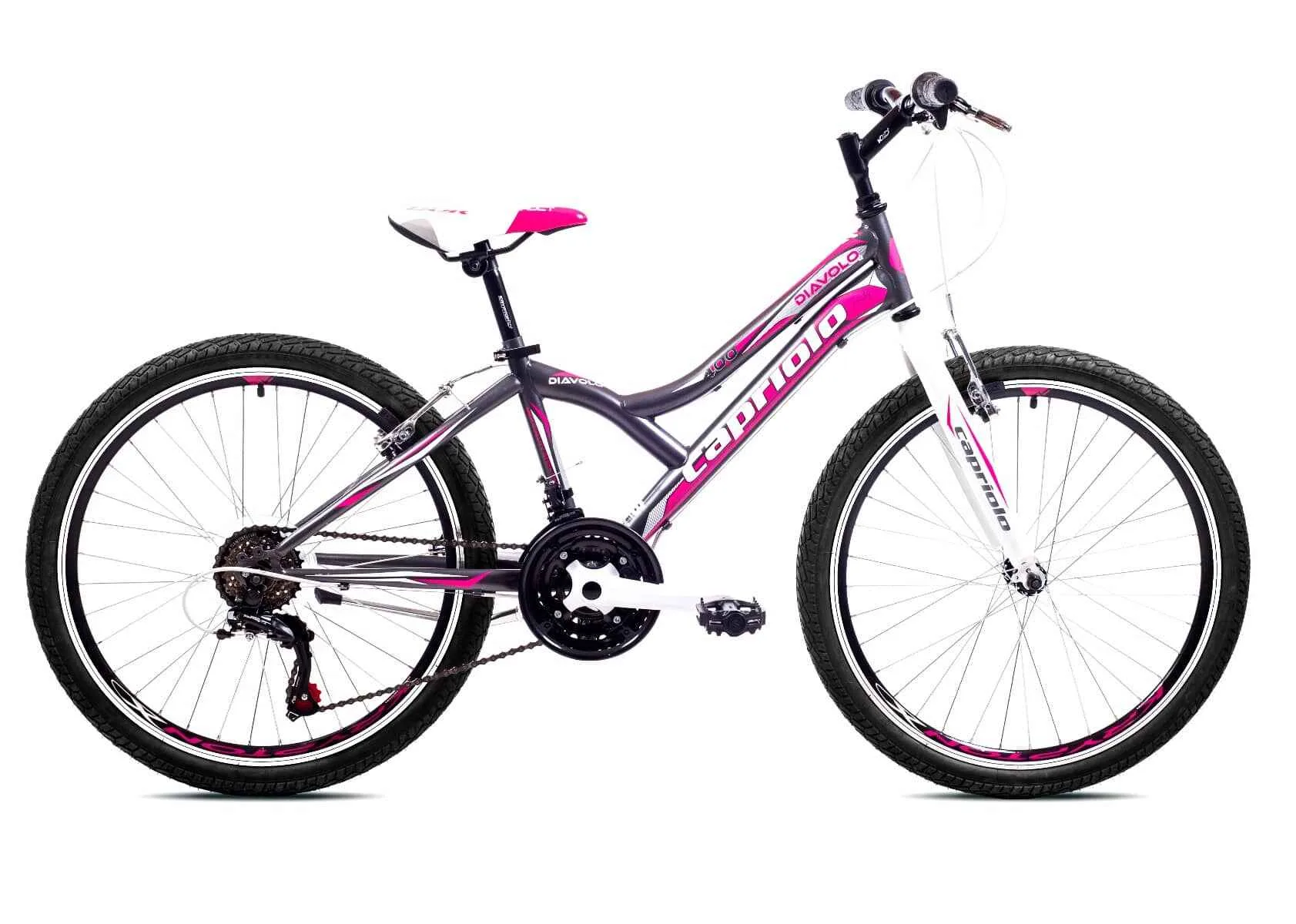 Bicicleta copii 24 Capriolo Diavolo violet pink 13
