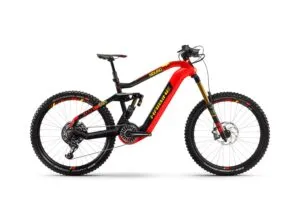 e-bike Haibike XDURO Nduro 10.0 i630Wh 8-G EX1 Flyon red/carbon/yellow size L