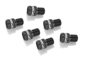 Breloc XLC cu adaptor valva AV la DV/ SV black/black 10 bucati/set fara inel