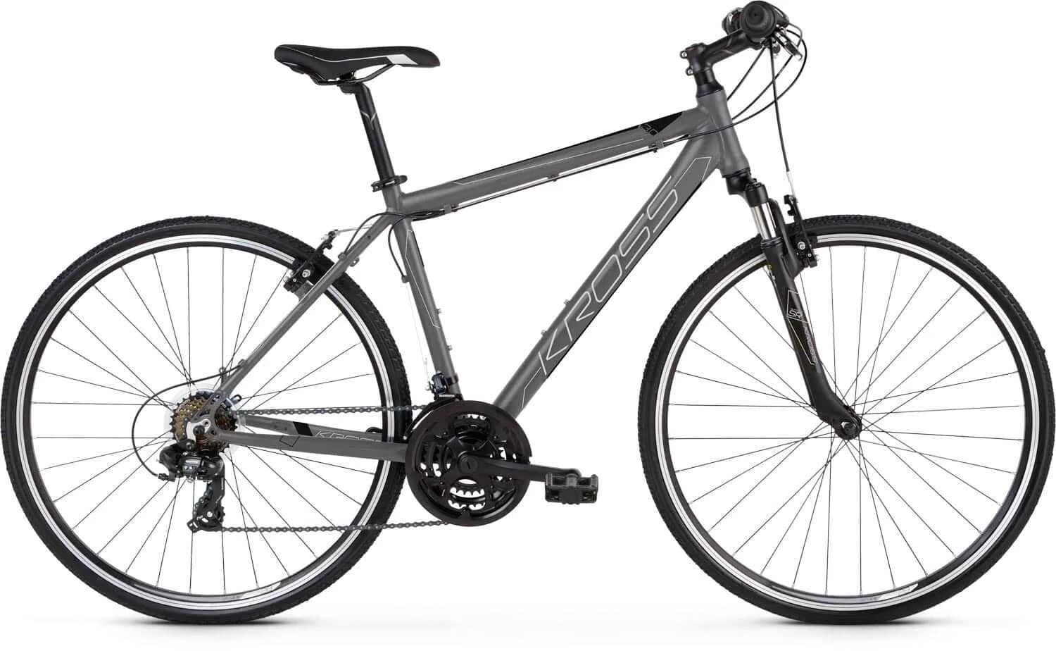 Bicicleta Kross Evado 3.0 28 M graphite-black-mate