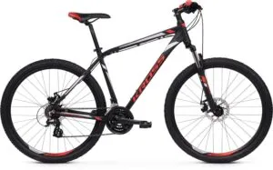 Bicicleta Kross Hexagon 3.0 26 S black-red-silver-mate 2020