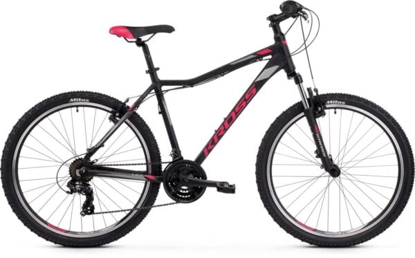 Bicicleta Kross Lea 1.0 26 DM black-raspberry-graph.-mate 2020
