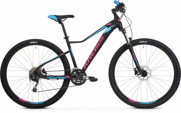 Bicicleta Kross Lea 8.0 29 DM black-pink-blue-mate 2020