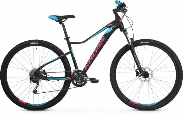 Bicicleta Kross Lea 8.0 29 DM black-pink-blue-mate 2020