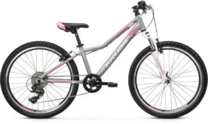 Bicicleta Kross Lea JR 2.0 24 silver-pink-white-mate 2020