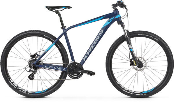 Bicicleta Kross Level 1.0 29 L navyblue-blue-silver-mate 2020