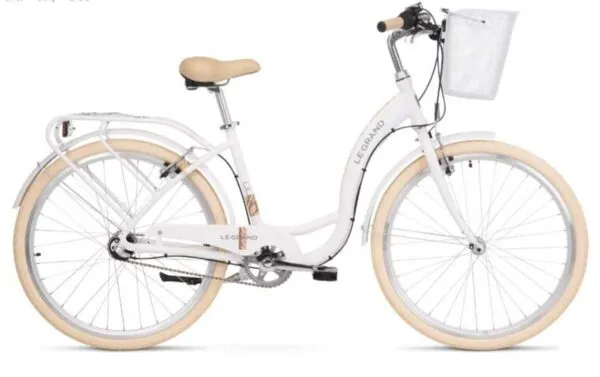 Bicicleta Le Grand Lille 3 26 DS white-beige-mate 2020