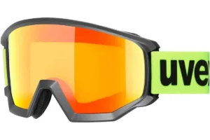 Ochelari schi Uvex athletic CV black lime mat-mirror S1