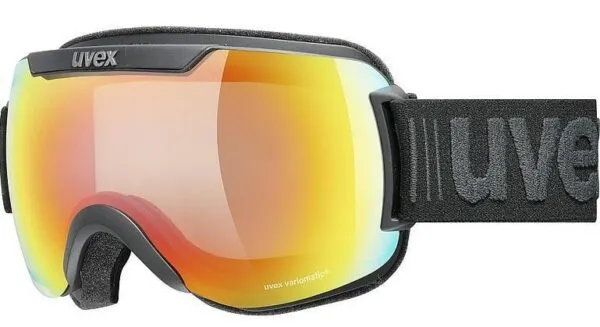 Ochelari schi UVEX downhill 2000 V black mat-mirror rainbow-variomatic clear S1-S3
