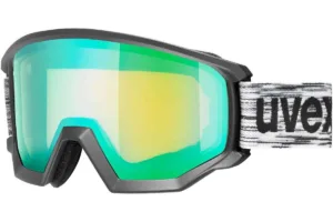 Ochelari schi Uvex athletic FM black mat-mirror green-lasergold lite S2