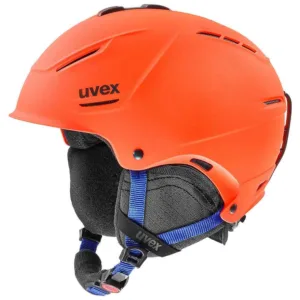 Casca schi Uvex p1us 2.0 orange-blue mat 52-55 cm