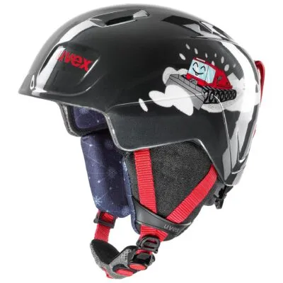 Casca schi Uvex manic black caterpillar 46-50 cm