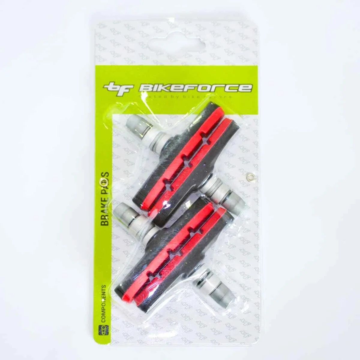 Saboti frana cu filet 12T3G2 - 70 mm negru/rosu, 2 perechi