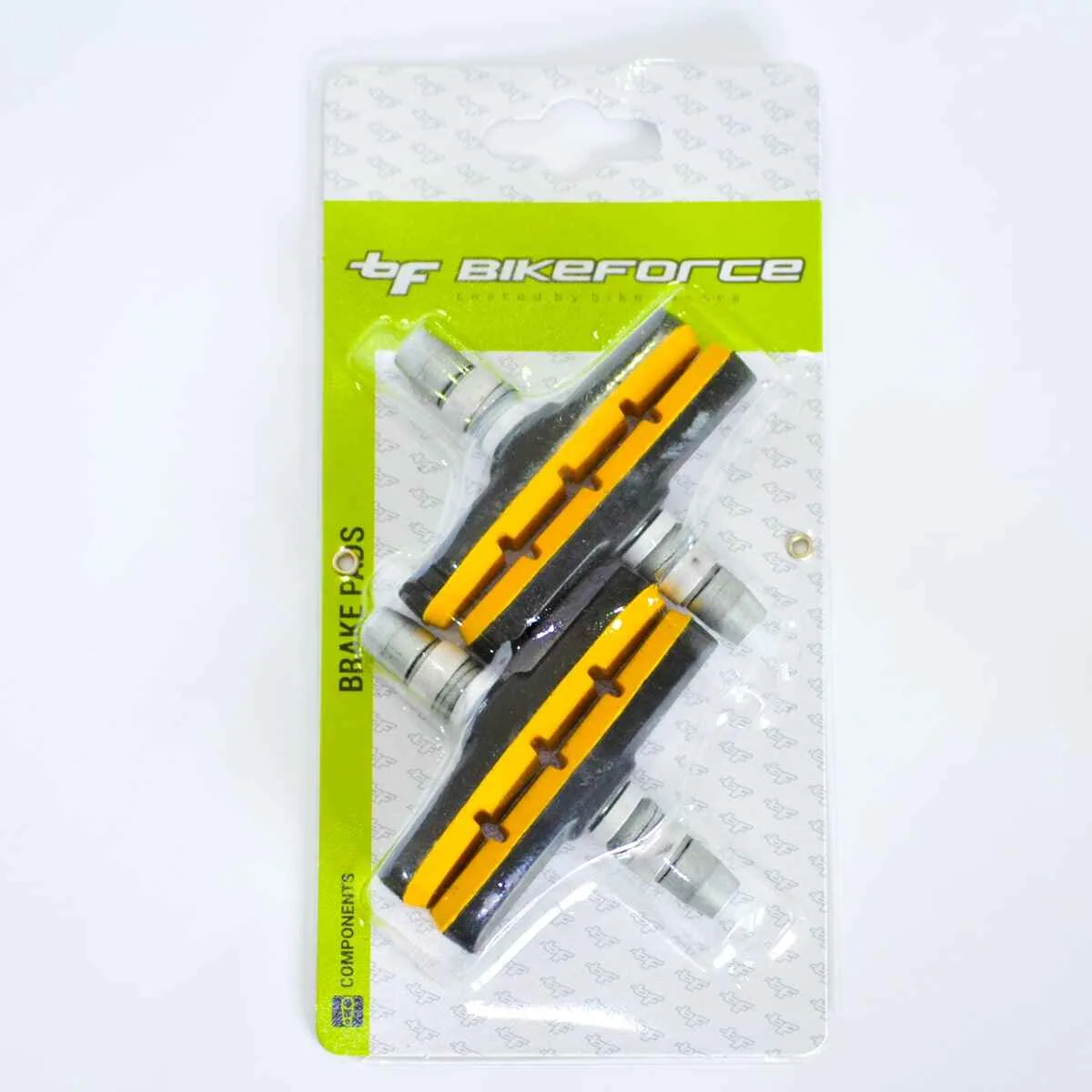 Saboti frana cu filet 12T3G2 - 70 mm negru/galben, 2 perechi