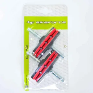 Saboti frana cu tija 12T2G2 - 70 mm negru/rosu, 2 perechi