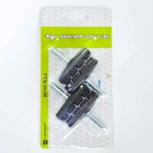 Saboti frana cu tija 90211 - 55 mm negru, 2 perechi