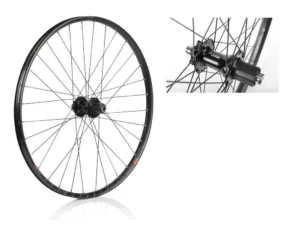 RearWheel27.5XLC 6-h.blkTA12 32L 148mm RodiReady 25 disc blk .Niro spokes.(blk)