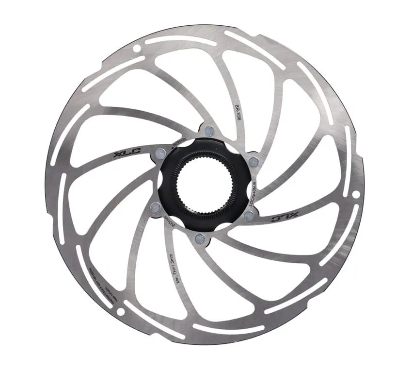 Rotor pentru frana XLC disc BR-X86 203/1.8mm silver Centerlock