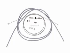 Set cablu frana XLC 17000/2350mm 2 nipluri silver