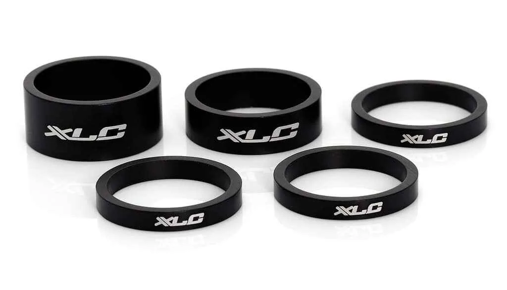 Set distantier XLC A-Head 3x5 1x10 1x15 1 1/8 dull-black