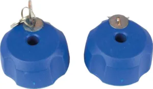 Locking nut lockable blue for XLC rear carrier Azura Xtra