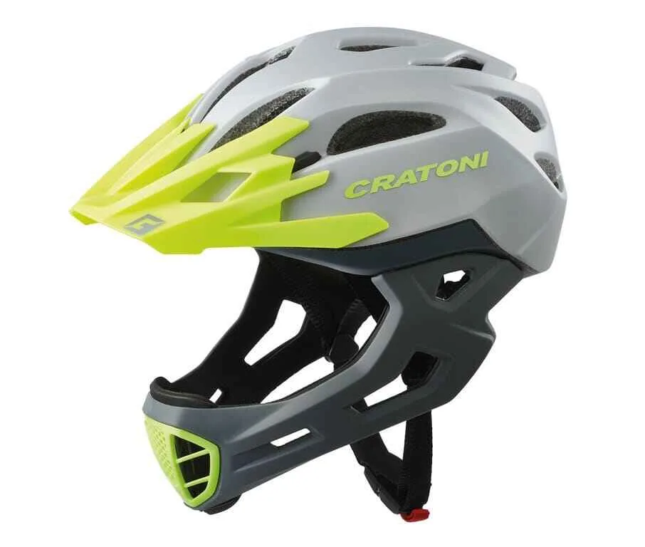 Casca Cratoni MTB Helmet C-Maniac Go Wild But Safe size S/M (52-56cm) grey/lime mat