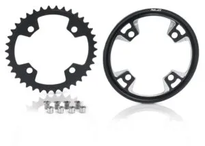 Placa angrenaj XLC pentru e-Bike Bosch CR-E02 Systems black 46T cu aparator