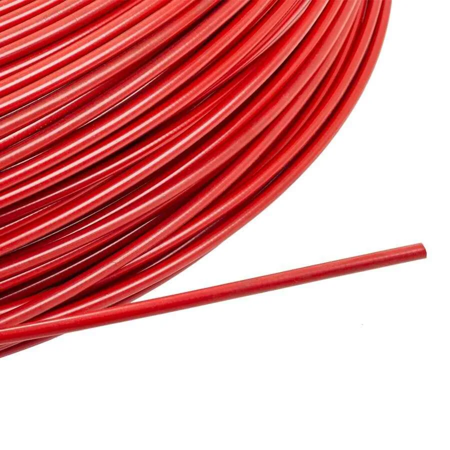 Camasa frana 2P 5 mm, 1m, rosu