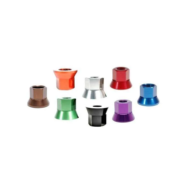 Axle Nuts 3/8 purpuriu single