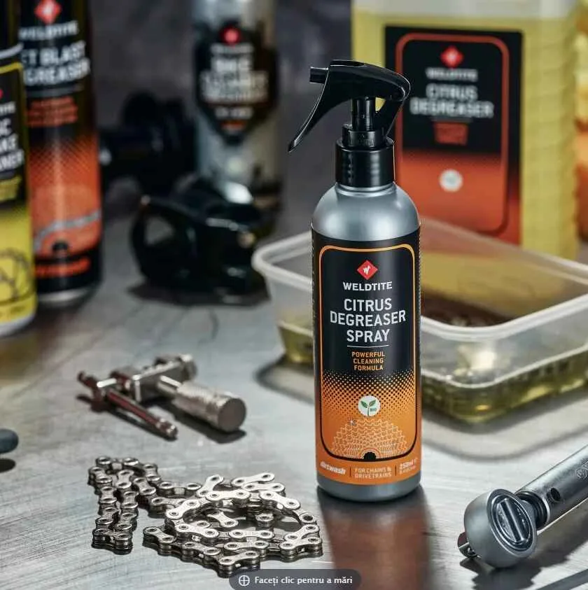 Dirtwash Degreaser Weldtite Aerosol Spray pentru lant 250ml - imagine 4