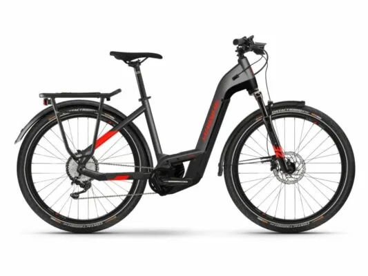 e-bike Haibike Trekking 9 Lowstep i625Wh BCXI anthracite/red S