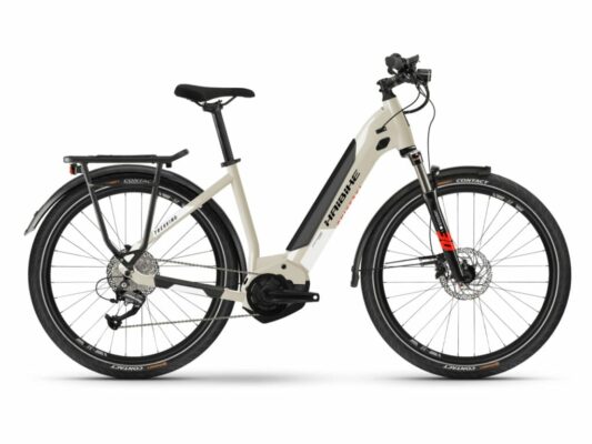 e-bike Haibike Trekking 4 Lowstep i500Wh YSTS desert/white S