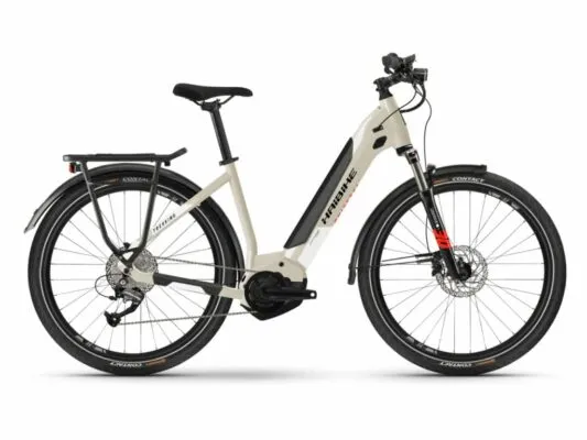 e-bike Haibike Trekking 4 Lowstep i500Wh YSTS desert/white S