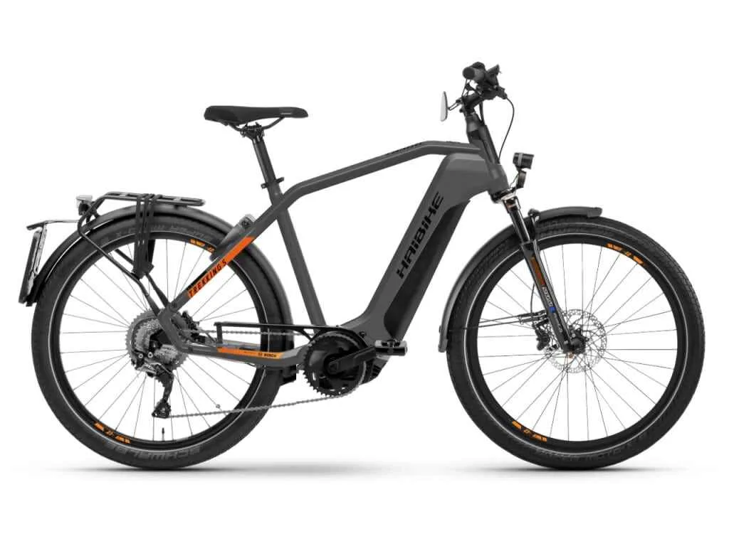 e-bike Haibike Trekking S 10 Unisex i625Wh 2023 BPK titan/lava mate M