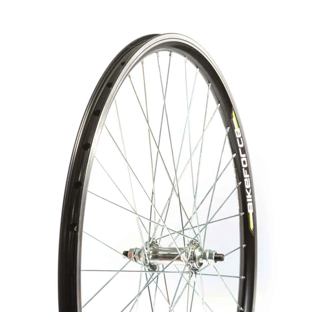 Roata fata 26x1.75, janta D-V brake,36H,butuc otel,ax cu piulite