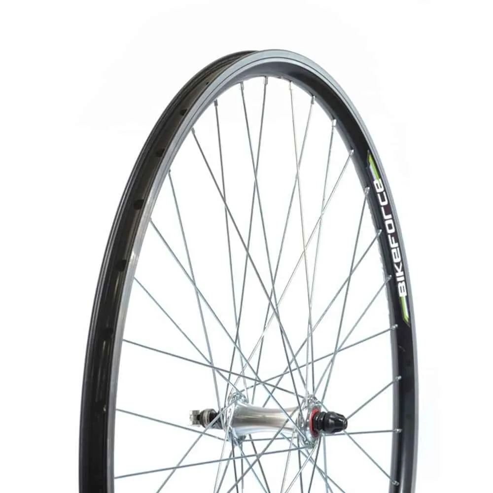 Roata fata 28x1.75, janta D-V brake,36H, butuc aluminiu, rulmenti QR