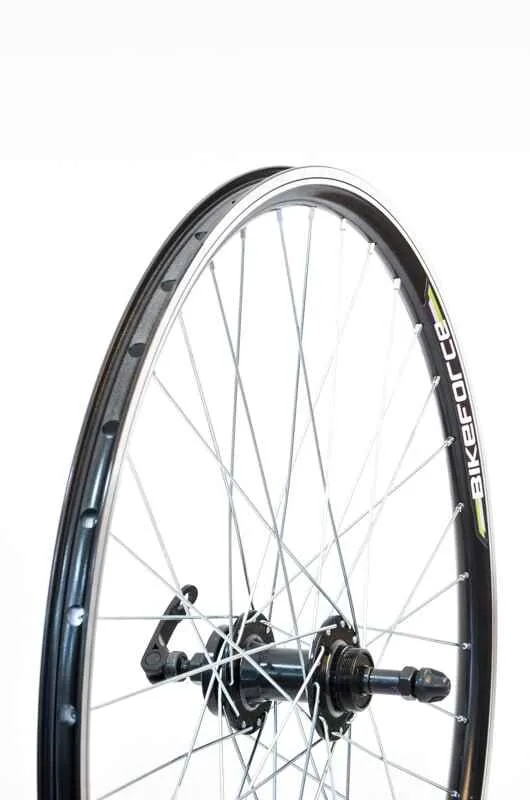 Roata spate 26x1.75, janta D-Disc,36H, butuc aluminiu cu filet QR